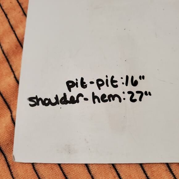 BKE Flax Striped Embroidered Crochet Cuff Long Sleeve Top Womens Size S Orange - Picture 11 of 11